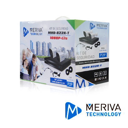 KIT 4X2 MHD-822K-T DVR 4CH MSDV-810-04 + 2 MBASHD2202 + CBL 
